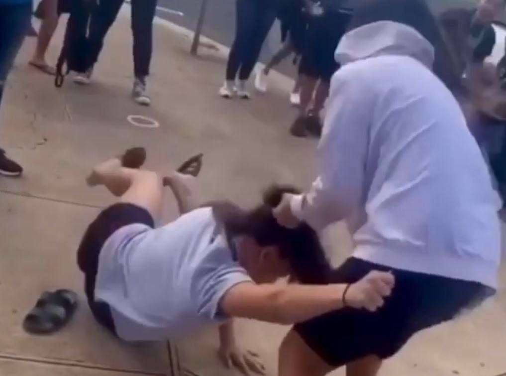 Girl beat up a bully – bully beatdown